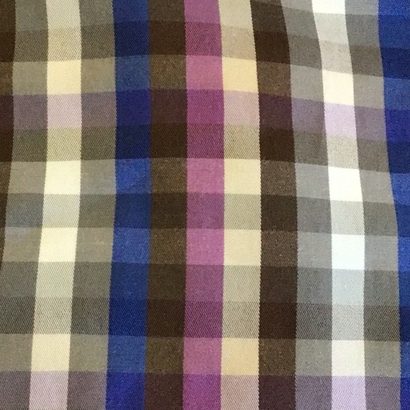 Di Nero multi colour check button front shirt 3XL - Picture 11 of 13